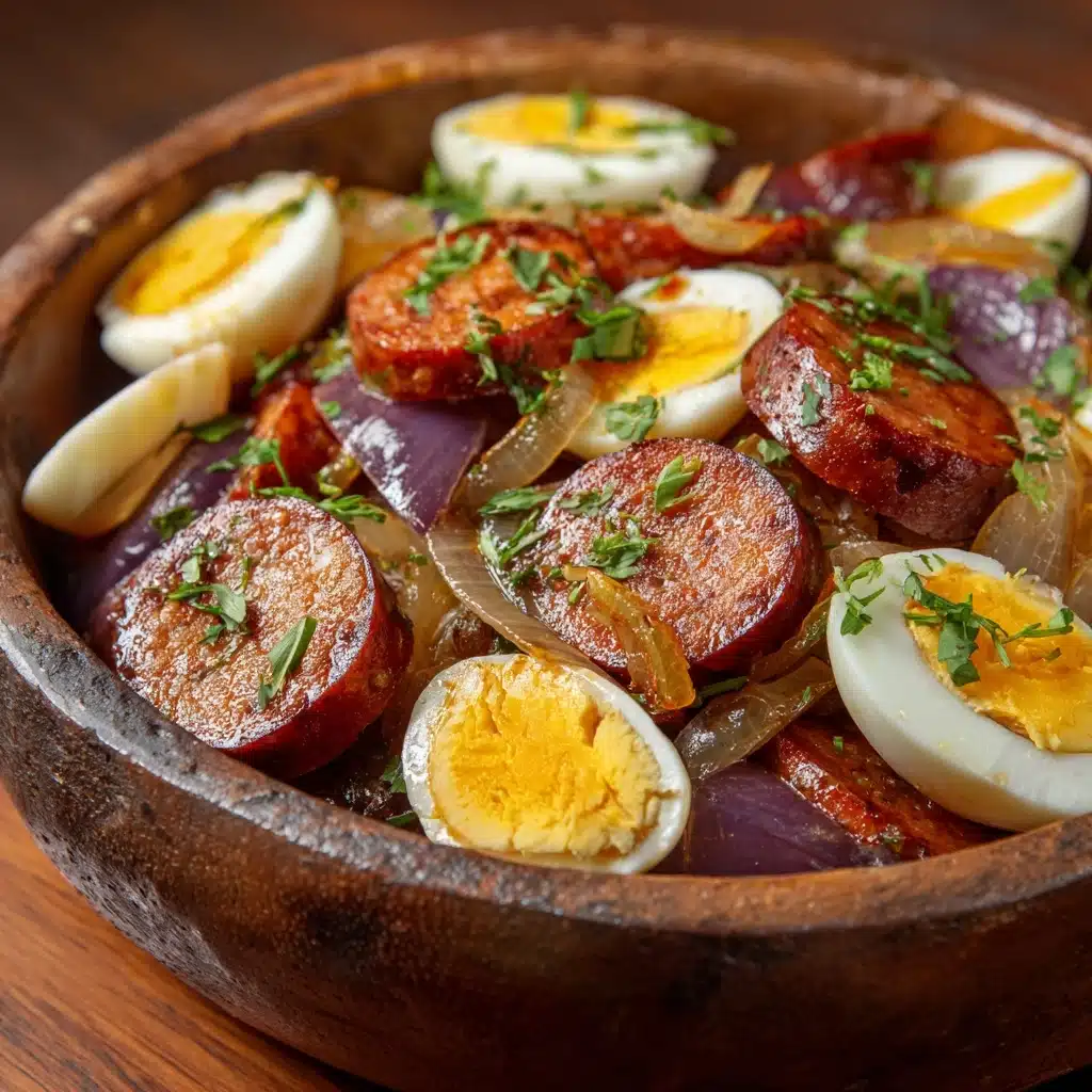 Pickled Eggs and Sausage Recipe - Recipe Image