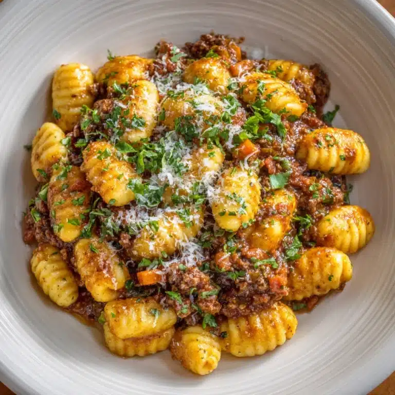Gnocchi Bolognese Recipe
