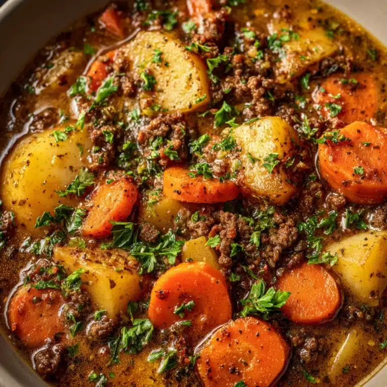 Ground Beef Stew Recipe