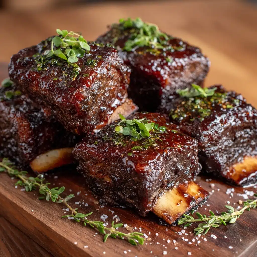 Smoked Beef Ribs Recipe - Recipe Image