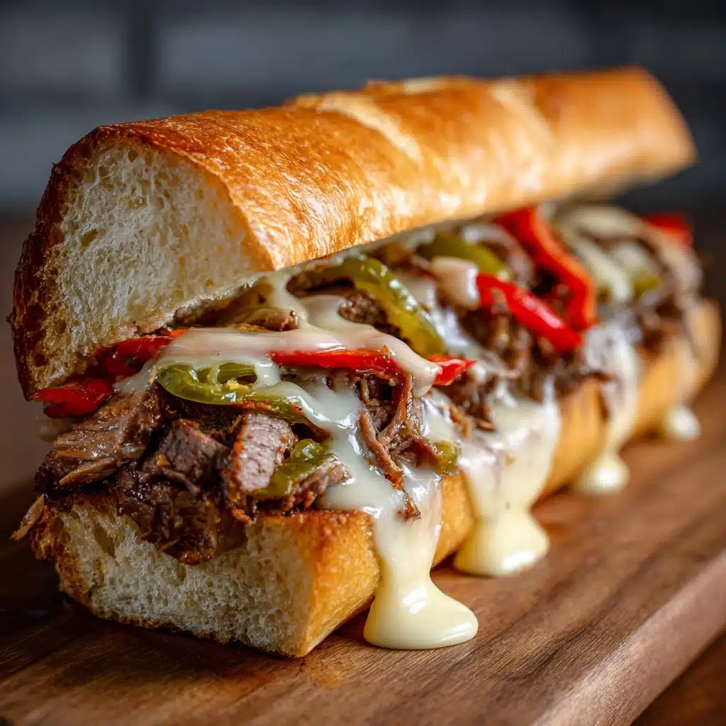 Philly Cheese Steak Burgers Recipe - Recipe Image