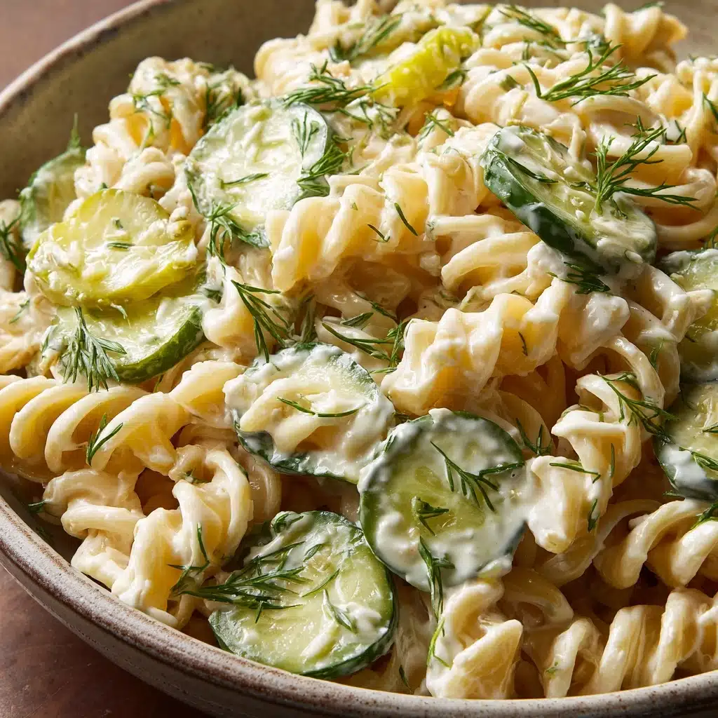 Dill Pickle Pasta Salad Recipe - Recipe Image