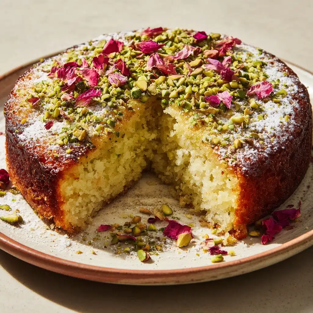 Rosewater Pistachio Cake Recipe - Recipe Image