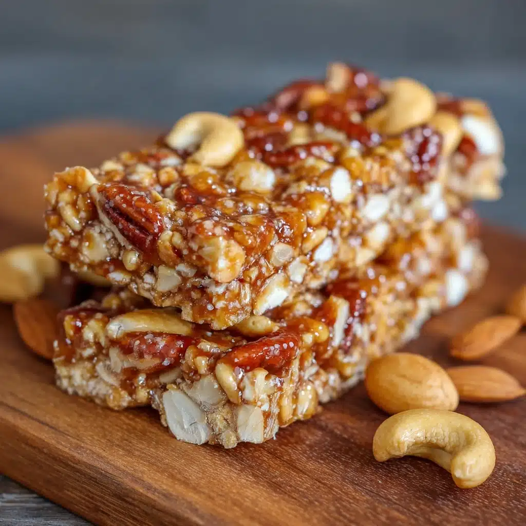 Chewy Homemade Granola Bars Recipe - Recipe Image