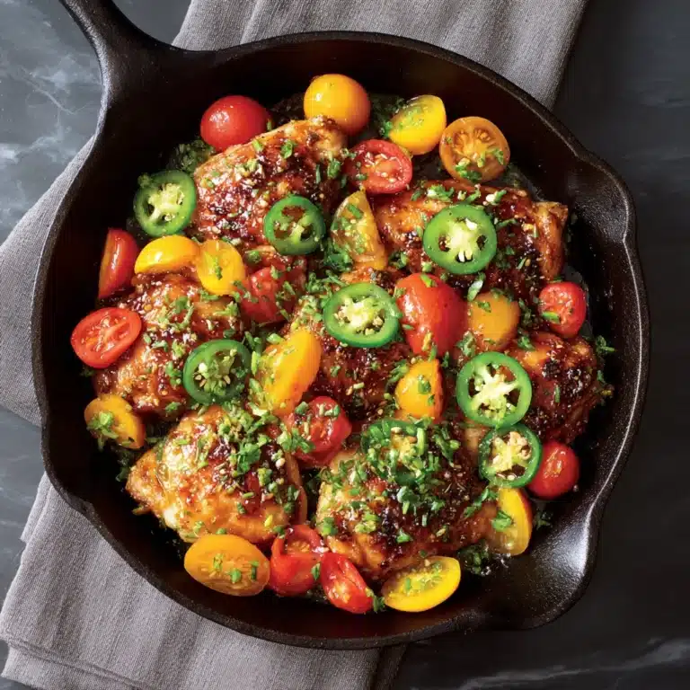 Jalapeño Peach Chicken Recipe