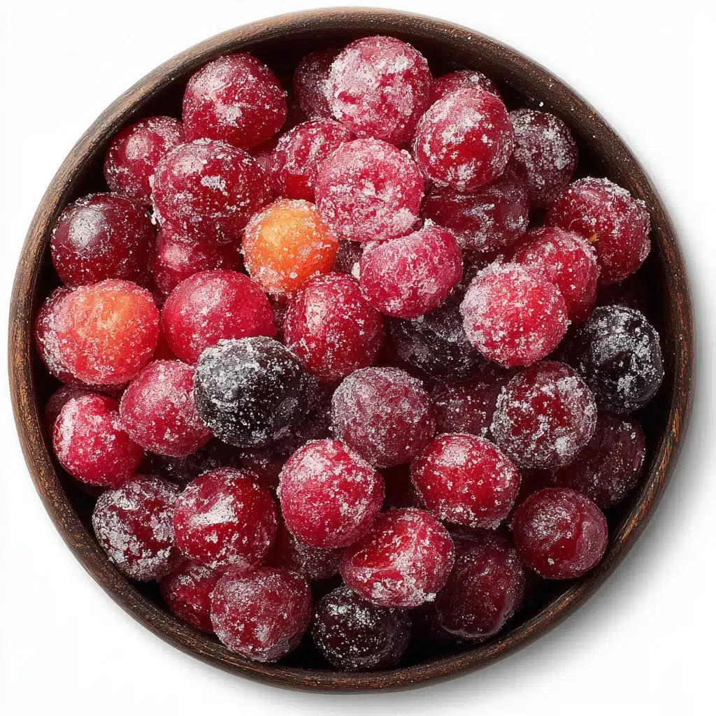 Orange Vanilla Candied Cranberries Recipe - Recipe Image