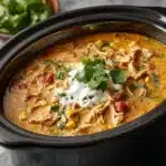 Slow Cooker Mexican Chicken Corn Chowder Recipe