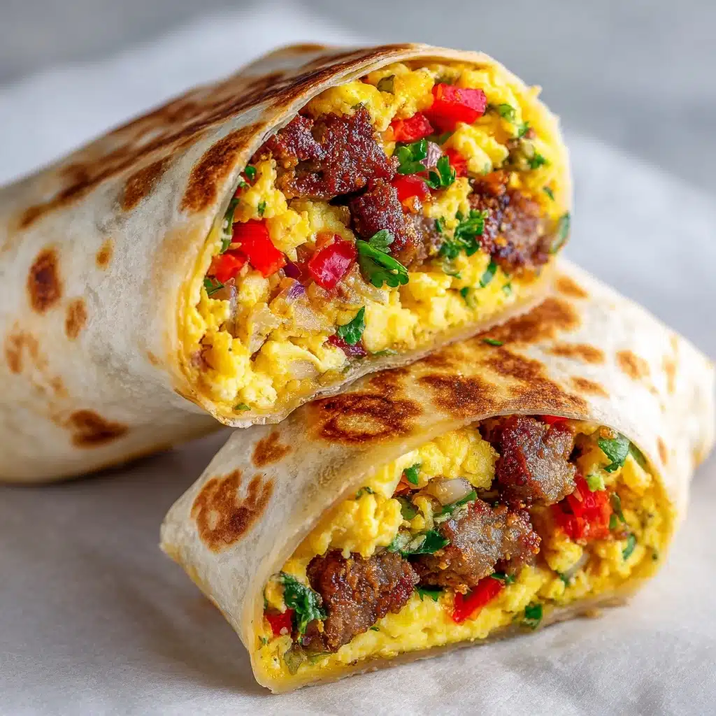 Freezer Breakfast Burritos Recipe - Recipe Image