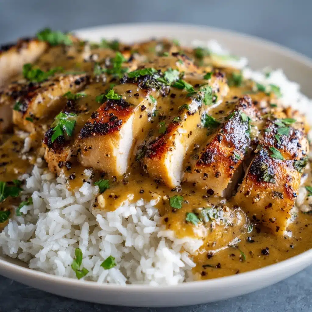 Smothered Chicken and Rice Recipe - Recipe Image