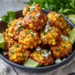 Mexican Street Corn Fritters Recipe