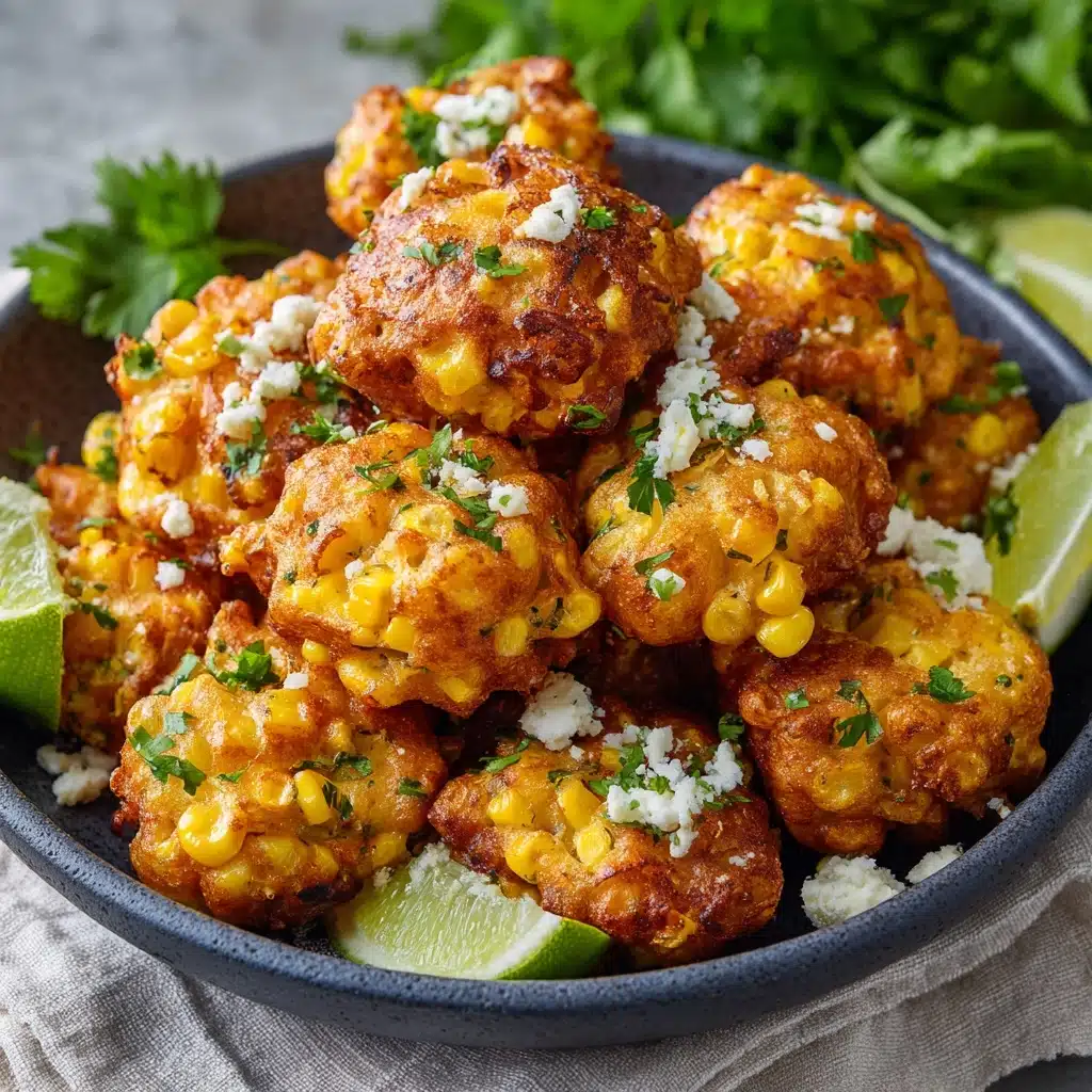 Mexican Street Corn Fritters Recipe
