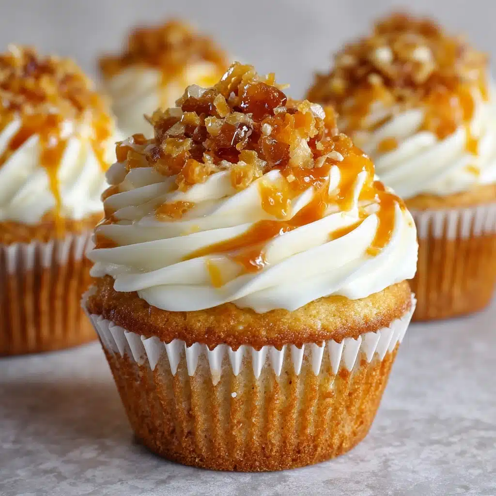 Honey Peach Cream Cheese Cupcakes Recipe - Recipe Image