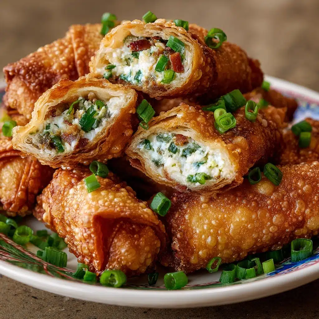 Mini Jalapeno Popper Egg Rolls Recipe