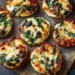 Spinach Dip Cheese Crisps Recipe