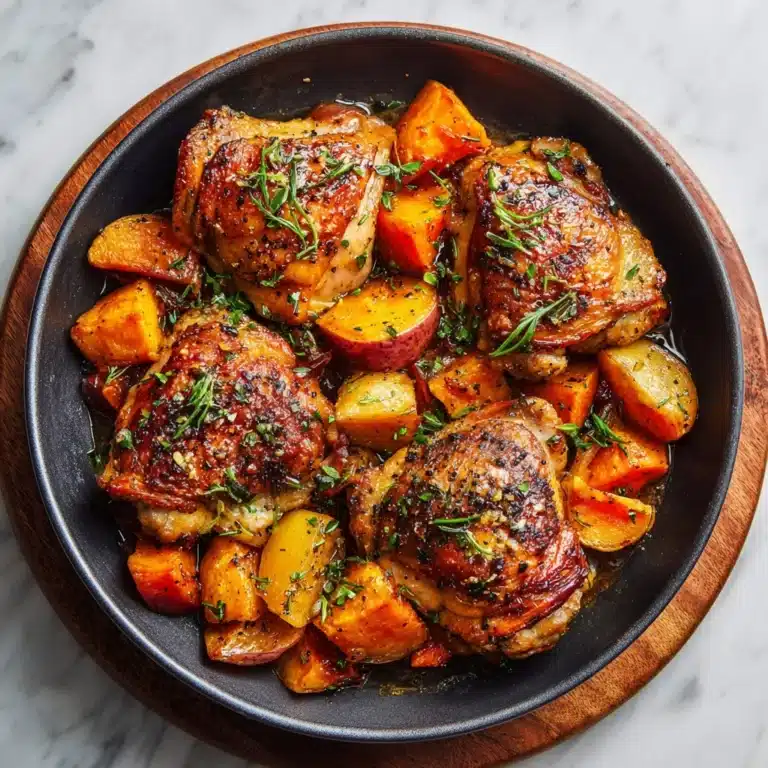 One-Pan Chicken and Sweet Potato Skillet Recipe