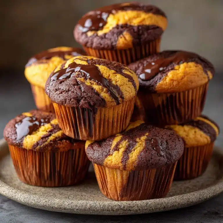 Chocolate Peanut Butter Swirl Muffins Recipe