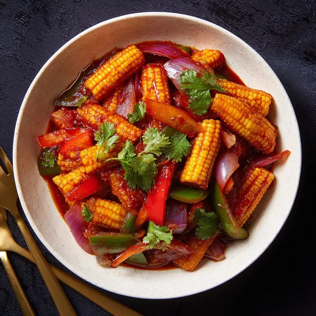 Crispy Chilli Babycorn Recipe - Recipe Image
