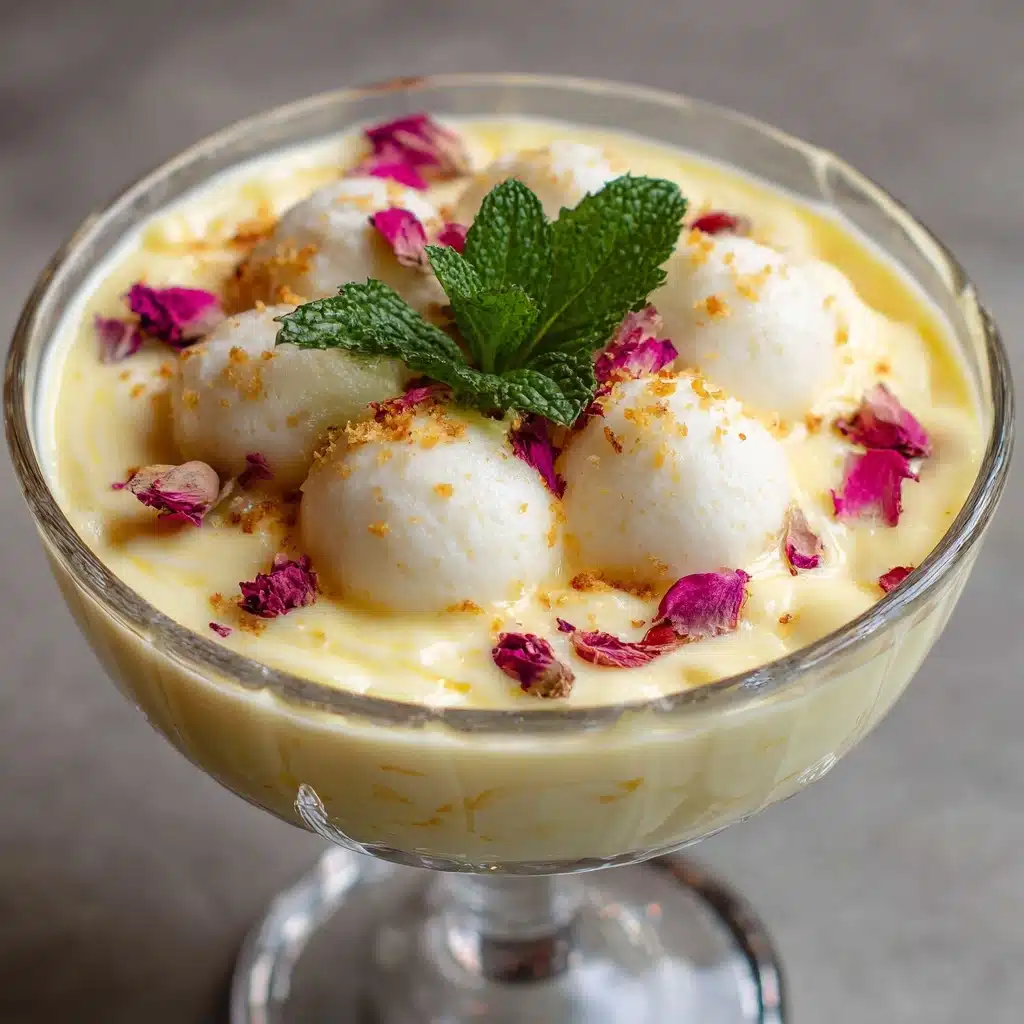 Custard Rasgulla Recipe - Recipe Image
