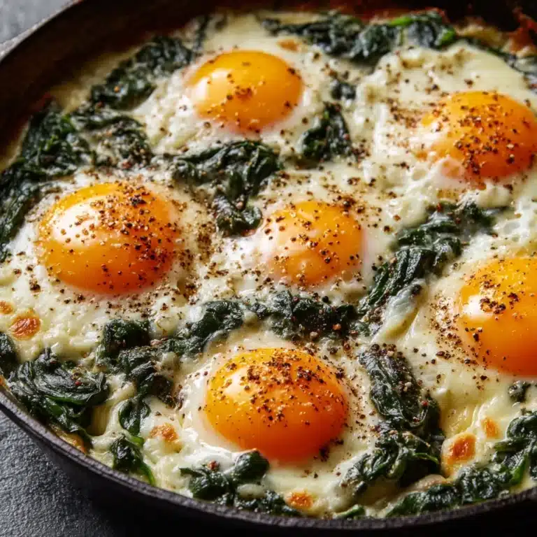 Baked Eggs Florentine Recipe