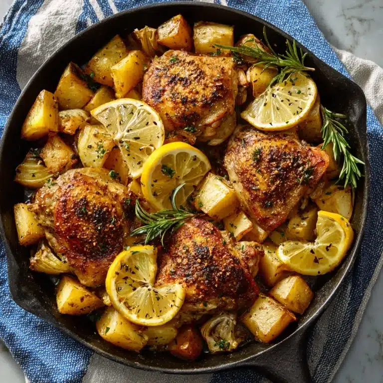 Easy Greek Lemon Chicken & Potatoes Recipe