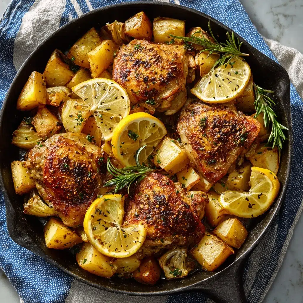 Easy Greek Lemon Chicken & Potatoes Recipe - Recipe Image