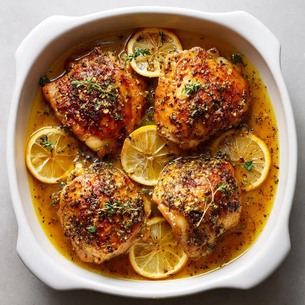 Easy Greek Lemon Chicken Thighs Recipe - Recipe Image