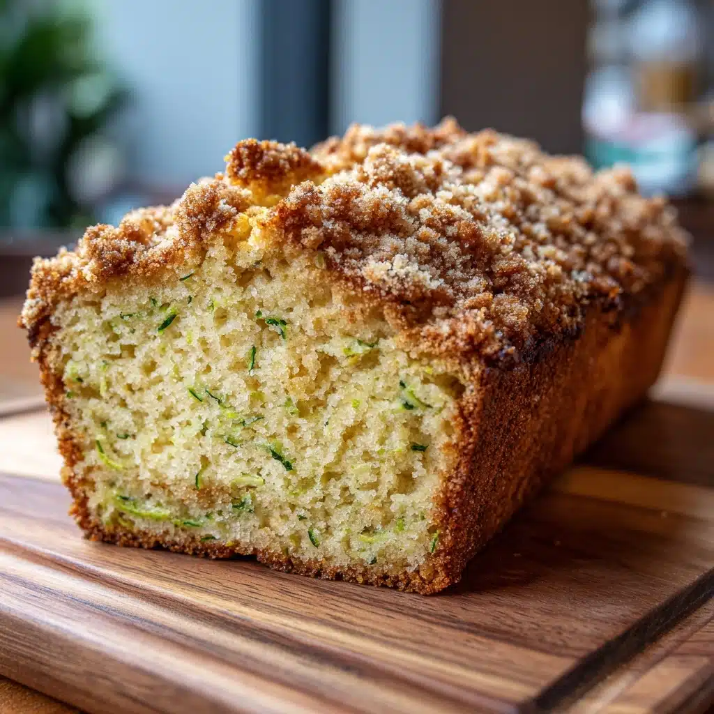 Cinnamon Streusel Topped Zucchini Bread Recipe - Recipe Image