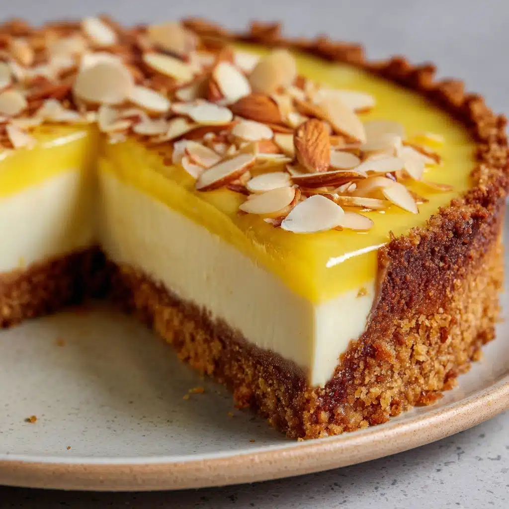 Fresh Lemon Mascarpone Tart with Almond Crust Recipe
