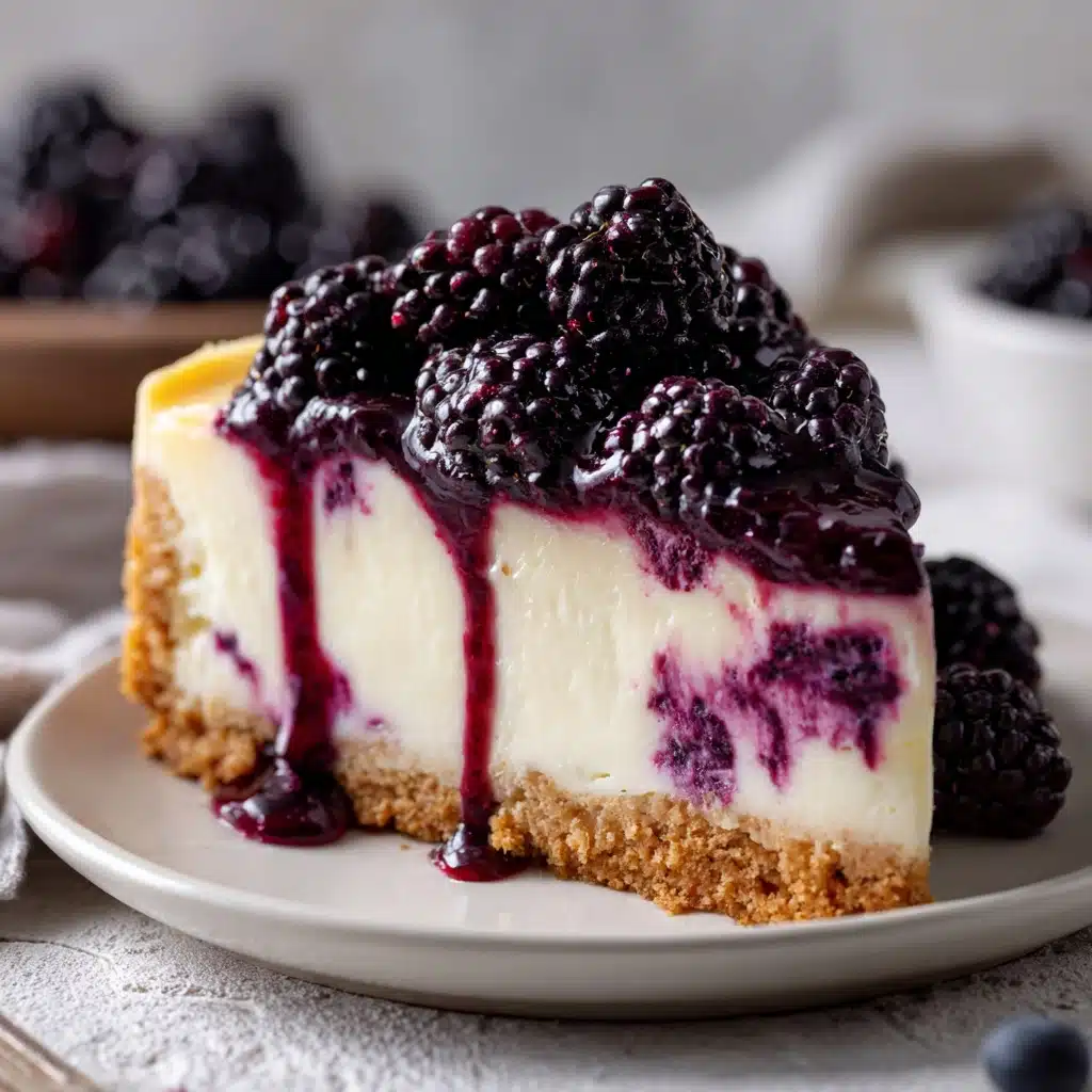 No Bake Blackberry Cheesecake Recipe