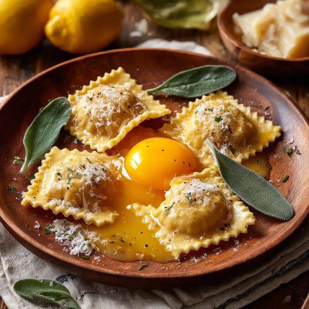 Vegan Lemon Ricotta Ravioli Recipe - Recipe Image