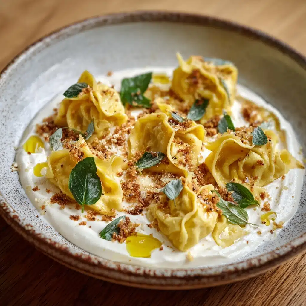 Red Kuri Squash and Goat’s Cheese Manti Recipe - Recipe Image