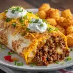 Cheesy Potato Burritos Comfort Meal Recipe