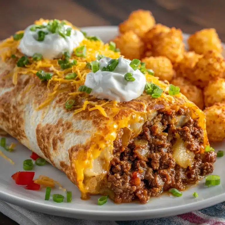 Cheesy Potato Burritos Comfort Meal Recipe