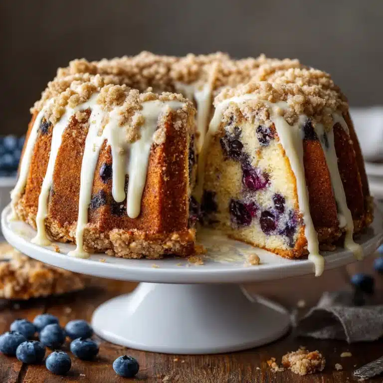 Brown Sugar Blueberry Coffee Cake Recipe