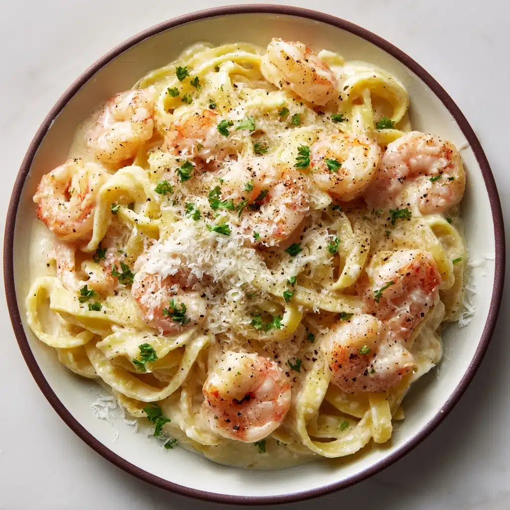 Creamy Garlic Shrimp Pasta Recipe