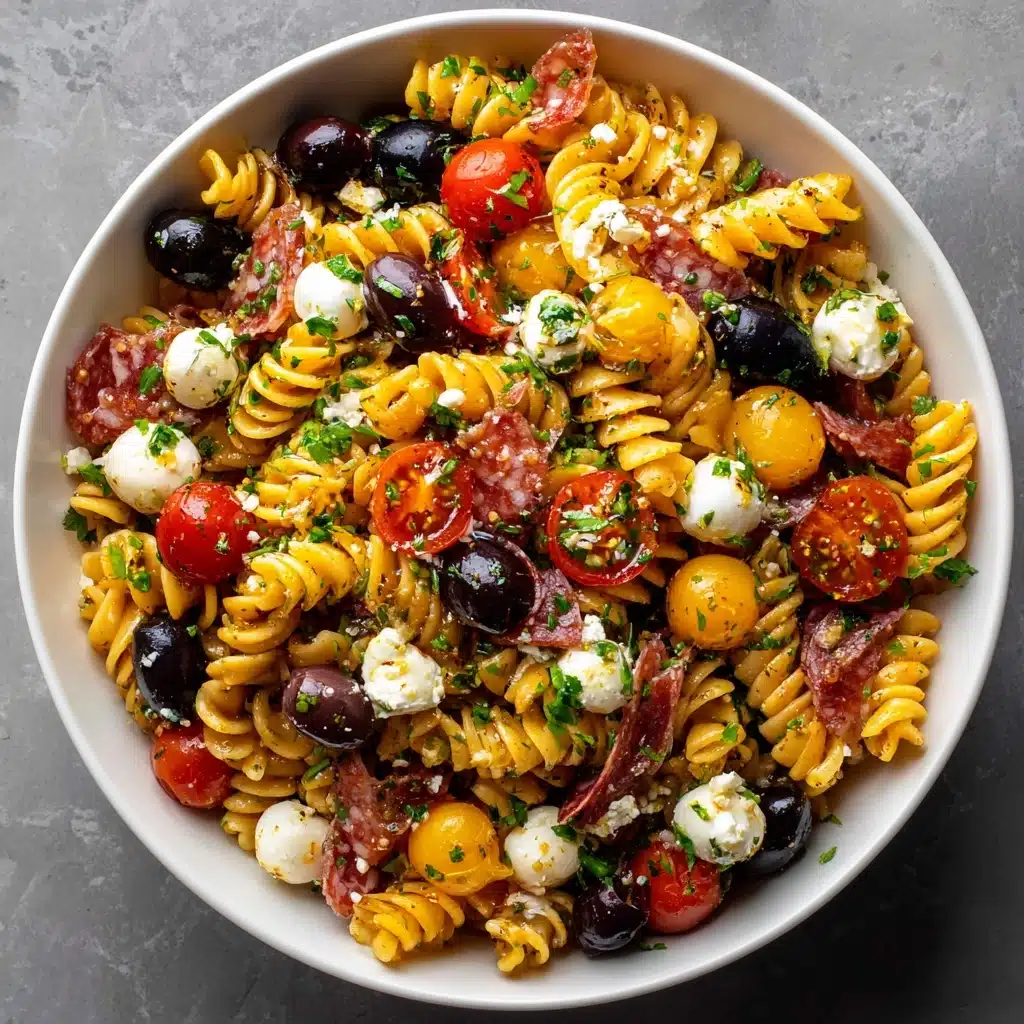 Zesty Italian Pasta Salad Recipe - Recipe Image