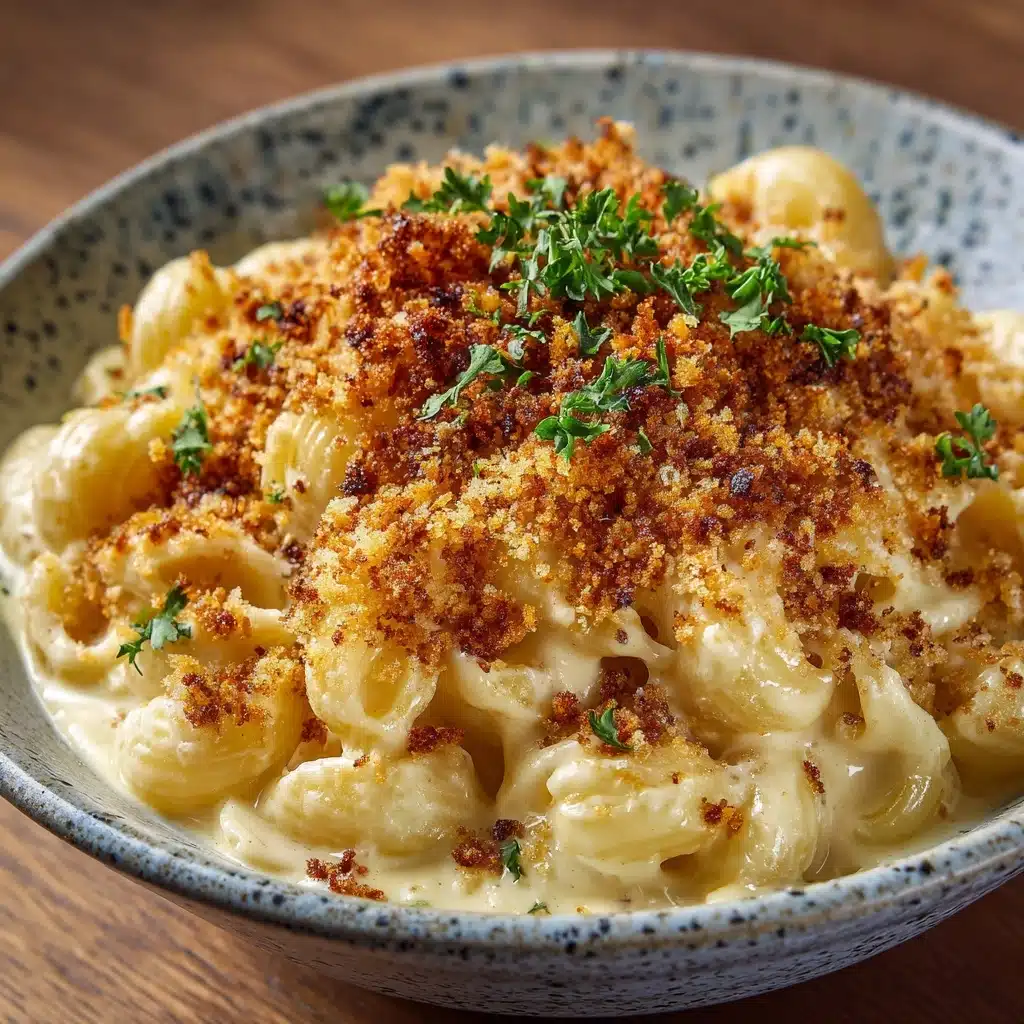 Garlic Parmesan Mac and Cheese Recipe - Recipe Image