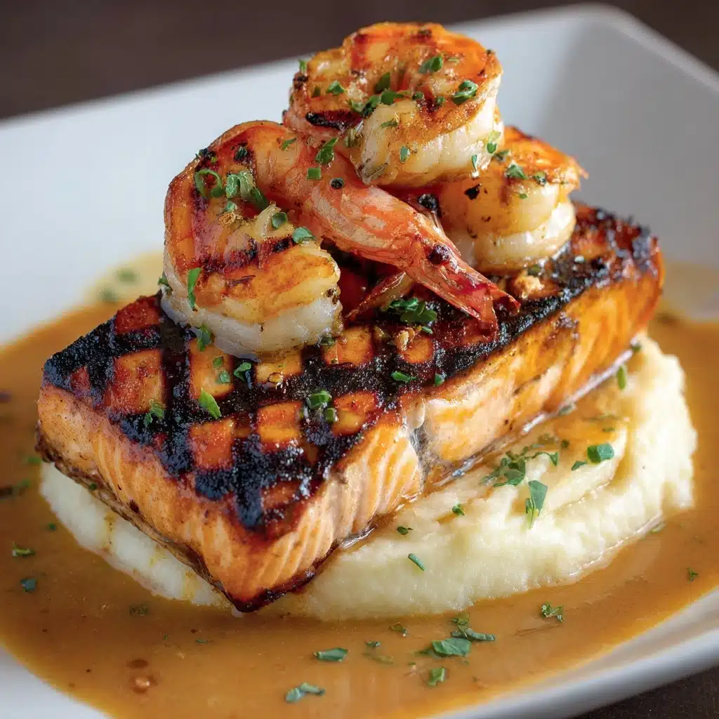 Cajun Salmon and Shrimp Recipe - Recipe Image