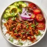 Chicken Enchilada Bowls with Cauliflower Rice Recipe