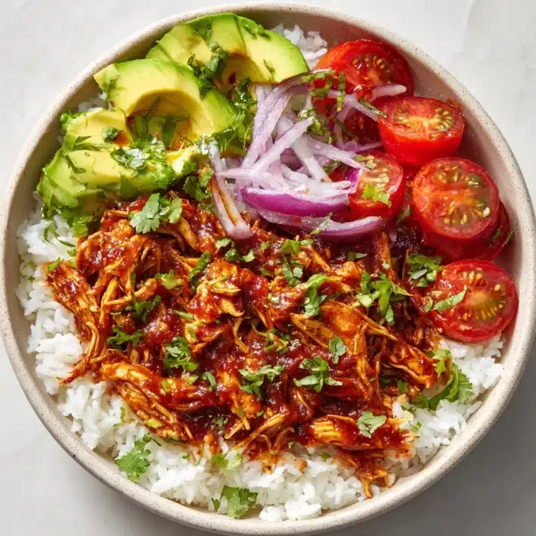 Chicken Enchilada Bowls with Cauliflower Rice Recipe