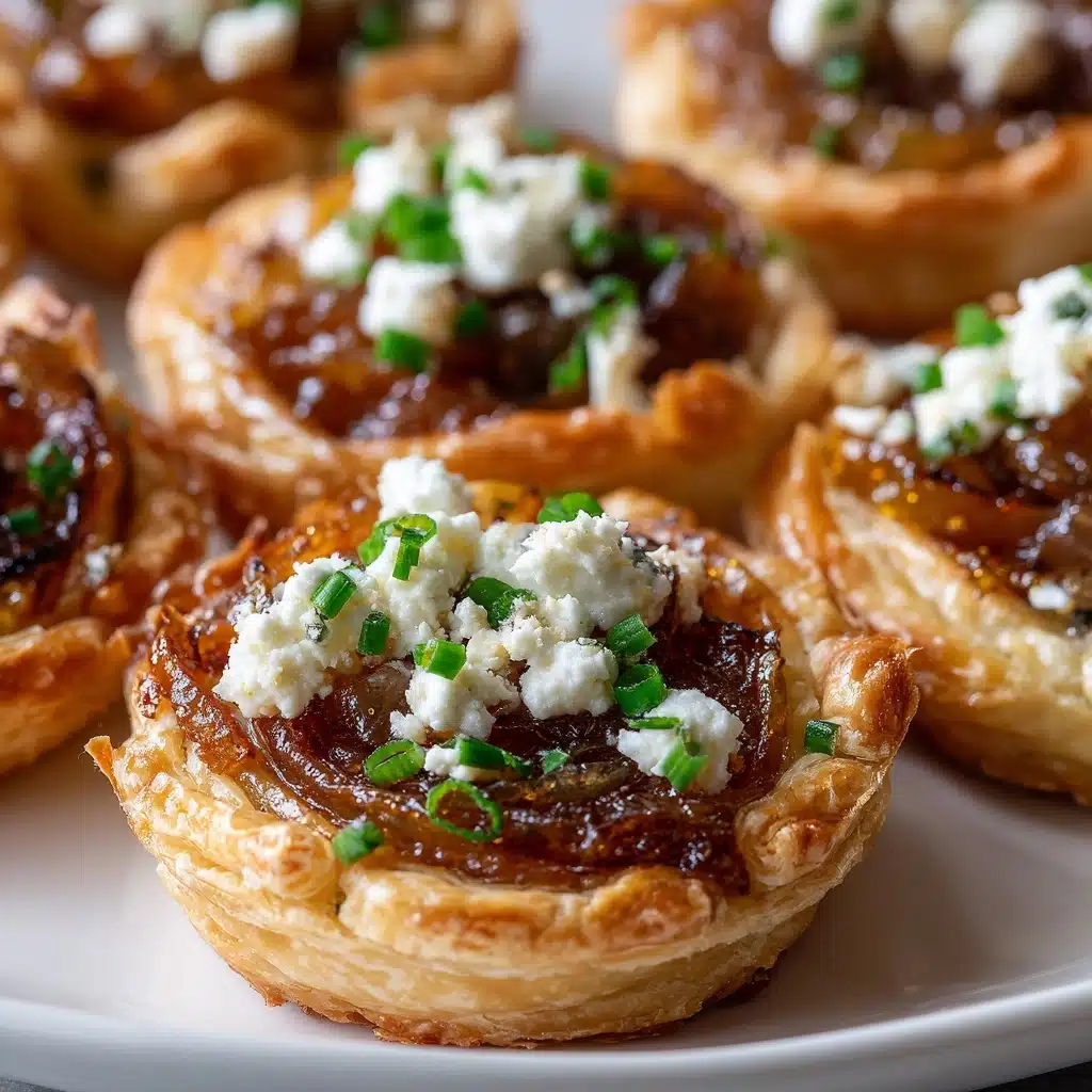 Caramelized Onion Tarts Recipe - Recipe Image