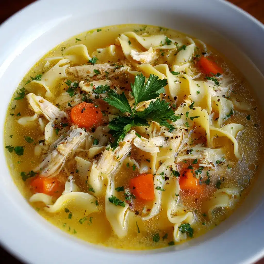 Homemade Chicken Noodle Soup Recipe - Recipe Image