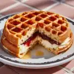 Easy Frozen Waffle Sweet Breakfast Sandwich Recipe