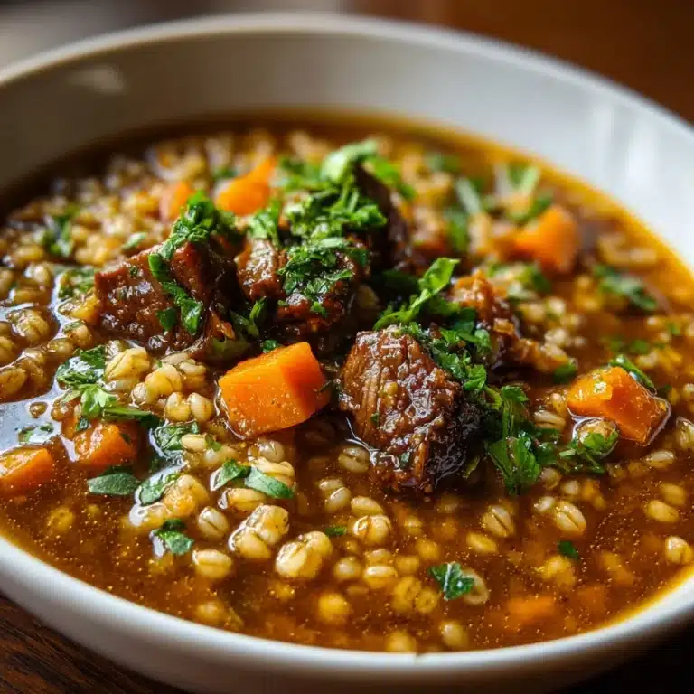 Beef and Barley Soup Recipe