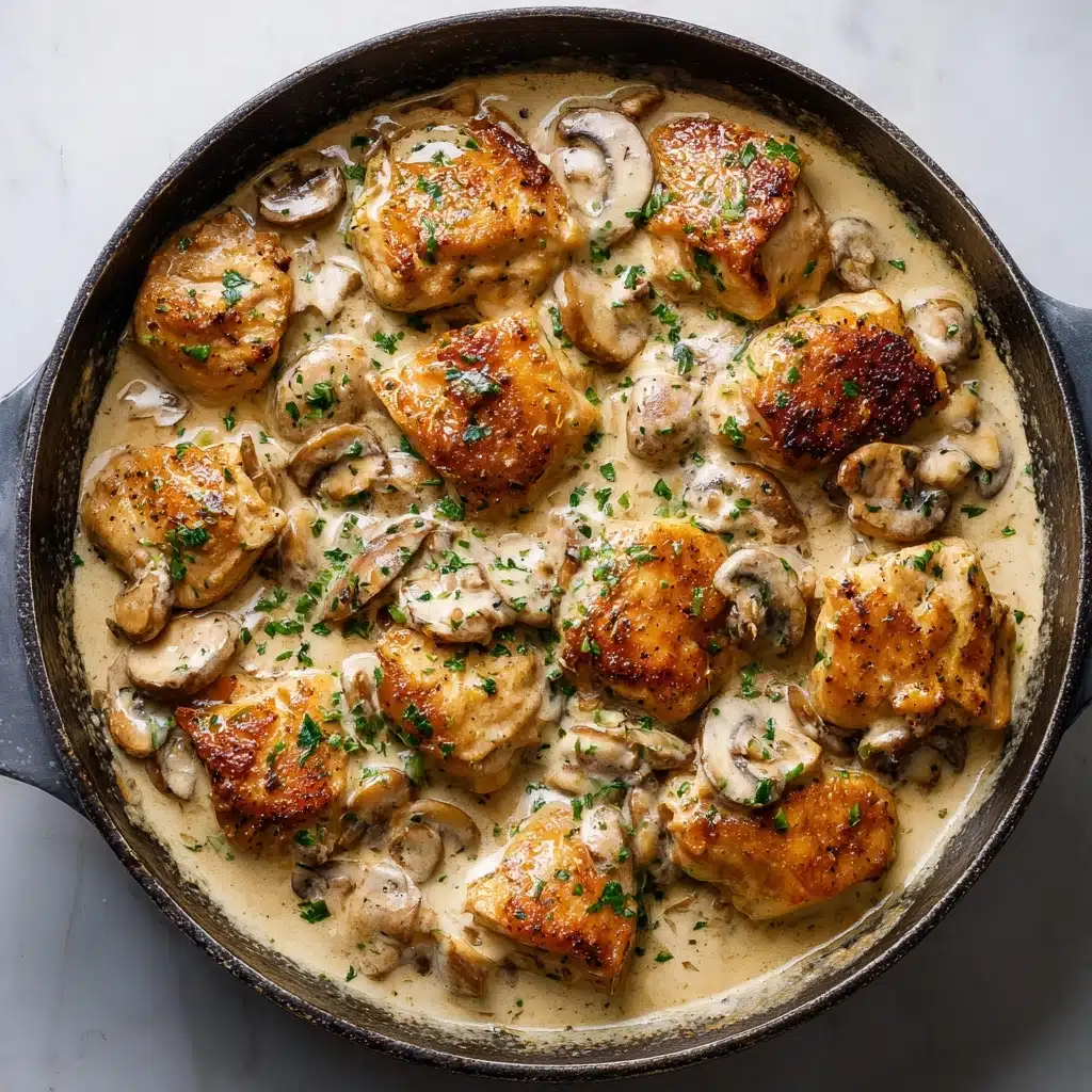 Creamy Chicken & Mushroom Stroganoff Recipe