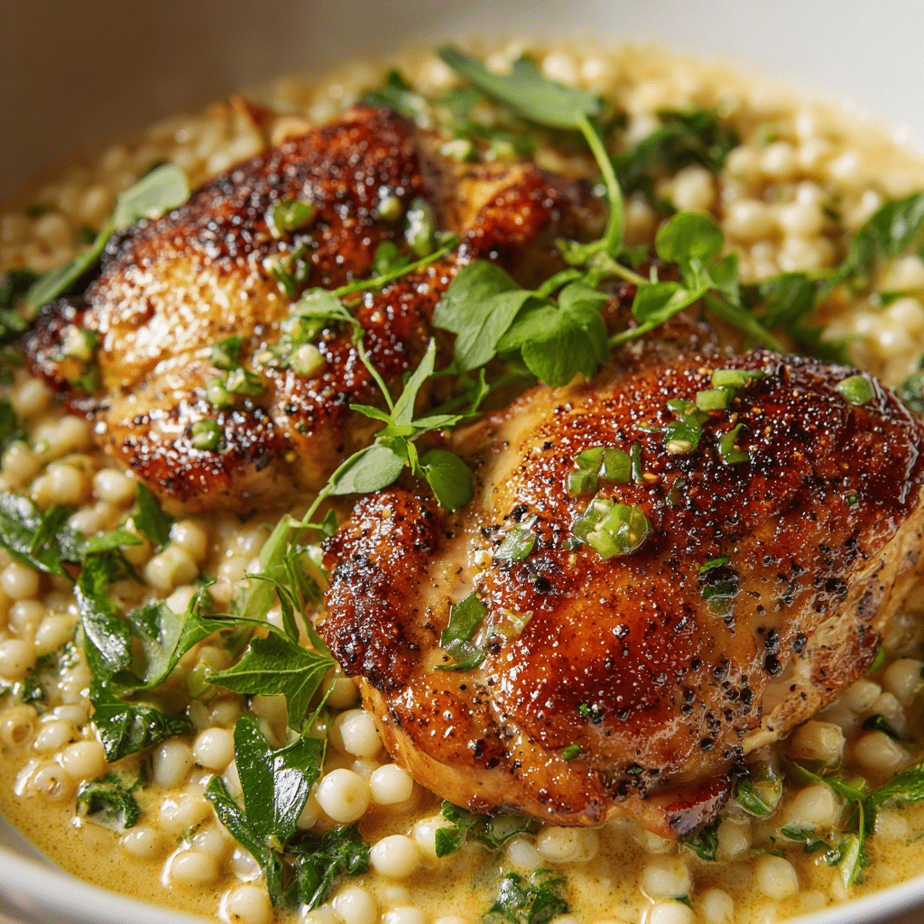 One Pan Creamy Boursin Chicken Recipe - Recipe Image