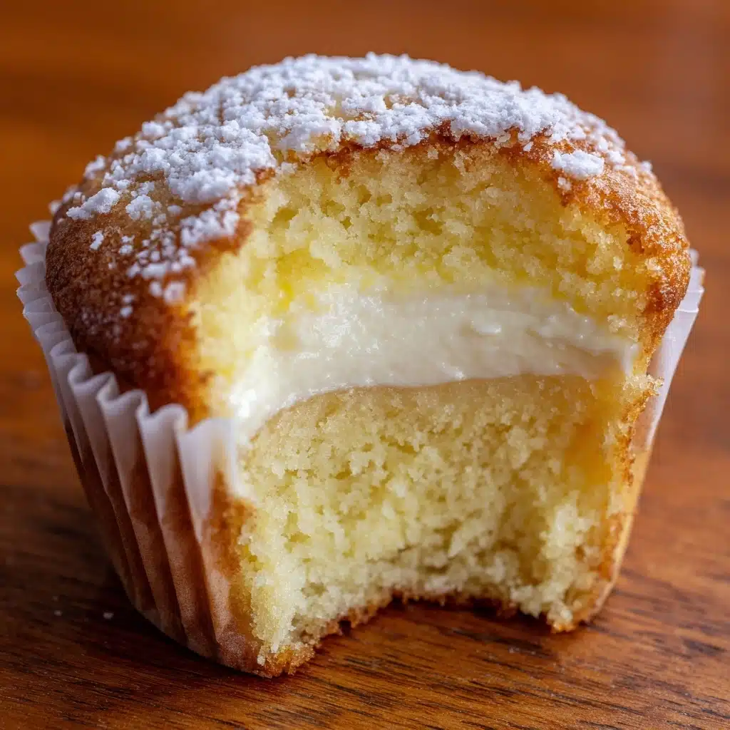 Fluffy Japanese Cotton Cheesecake Cupcakes Recipe - Recipe Image