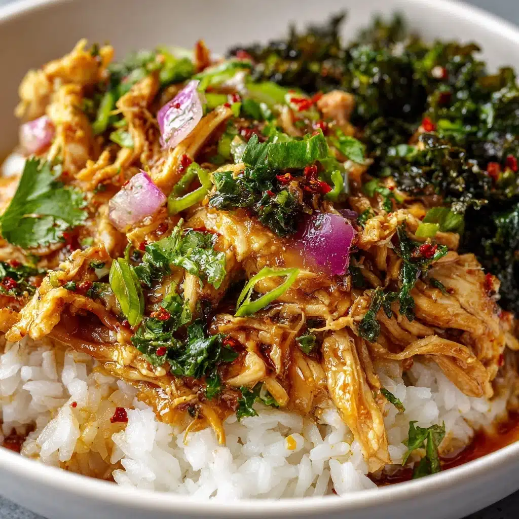 Shredded Chicken & Rice Bowl Recipe - Recipe Image