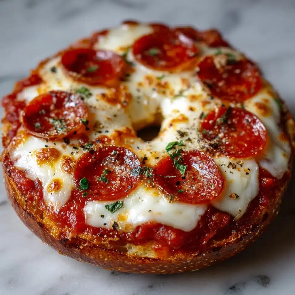 Easy Homemade Pizza Bagels Recipe - Recipe Image