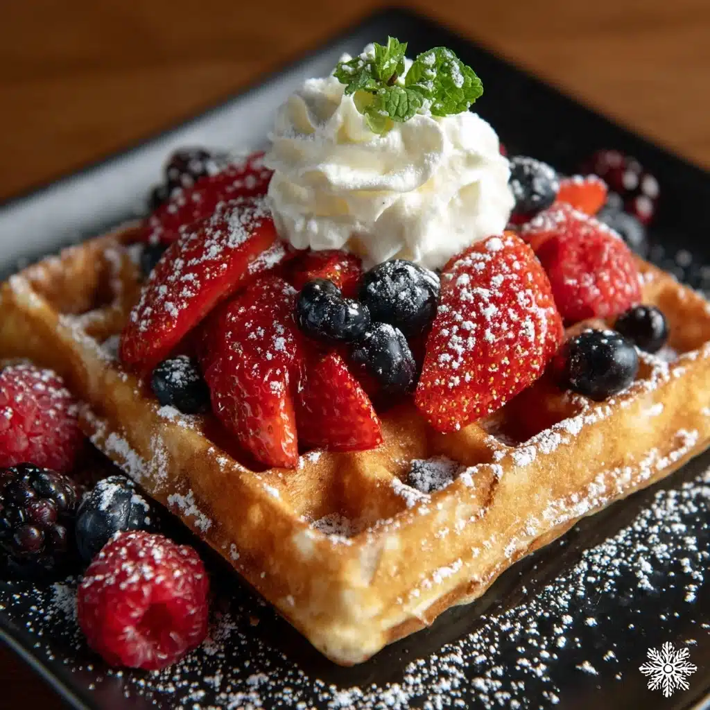 High Protein Waffles Recipe - Recipe Image